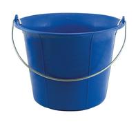 Mondelin - Seau de maçon gradué avec Anse - Plastique Bleu - 11 L