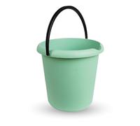 Seau de ménage de 5 l - Seau de nettoyage en plastique robuste sans BPA - Fabriqué dans l'UE (vert)