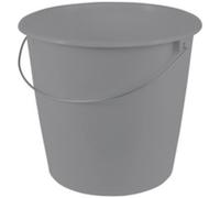 keeeper Seau de nettoyage Erik – 10 L, polypropylène, anse en métal, Nordic Grey