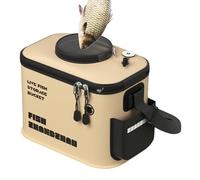 Seau de pêche portable - Seau de pêche à vairon, seau de conservation des poissons | Seau multifonctionnel pour leurres vivants pour poissons vivants, seau de protection des poissons en plein air