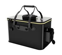 Seau de pêche pour prisonniers | Seau à eau pliable | Boîte de stockage d'appâts - Récipient étanche de grand volume pour le camping et la randonnée