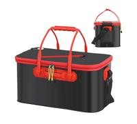 Seau de pêche | Seau de pêche pliable et portable, récipient pour poissons vivants, sac de pêche en EVA de camping, seau de protection pour poissons vivants