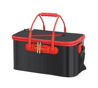 Seau de pêche, seau de pêche pliable, sac de pêche en EVA pour le camping en plein air, sac de pêche pour stocker des poissons vivants, récipient multifonctionnel pour poissons vivants, seau de