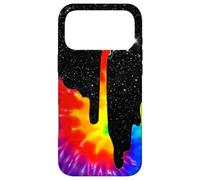 Seau de Peinture Spatiale Arc-en-Ciel Tie Dye Surreal Galaxy Coque pour iPhone 17 Pro Max