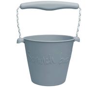Seau De Plage En Silicone Souple Bleu Gris TU