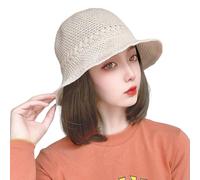 Seau de postiche unique avec extensions de cheveux Perruques synthétiques Chapeau de soleil pour femmes Cheveux bouclés