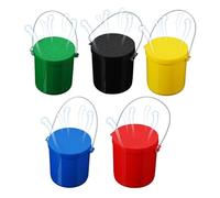 Seau de rangement pour appâts de pêche : fermeture du couvercle sécurisé, couvercle ventilé | Boîte de rangement à poignée portable, outil de conteneur de piège compact, de navigation de Bo