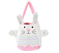 Seau de sac fourre-tout pour la chasse aux œufs, sacs de Pâques avec poignées | Sacs fourre-tout réutilisables avec des poignées | Spring Rabbit Egg Hunts Party Supplies, Candy Container for Boys Girl