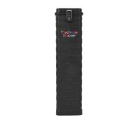 Seau de support d'électrodes d'atelier avec nervures, couvercle noir | Convient pour les barres de 300 à 350 mm, design de verrouillage avant pour les baies de travail