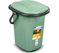 Seau de toilettes Toilettes de camping Hygiène de camping Outdoor Toilettes de voyage 19 L Vert