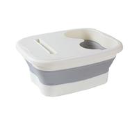 Seau de trempage des pieds - pliable avec base de massage ergonomique, mobile pour la régénération des athlètes après l'entraînement, utilisation de pédicure, camping, voyage, bien