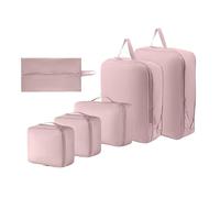 Seau de voyage extensible en polyester pour économiser de l'espace pour homme et femme, rose, Consulte la descripción, Voir description