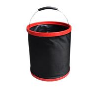 Seau d'eau pliable avec poignée - Récipient de rangement léger pour la pêche en plein air - Pour camping, randonnée - 12 l