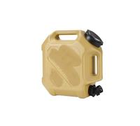 Seau d'eau Potable extérieur de 12 L avec Robinet, Grand réservoir Stockage for véhicule, Voiture, Camping et randonnée(Khaki)
