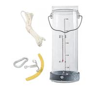 Seau d'échantillonnage, Kit d'échantillonnage d'eau avec contrepoids for prélèvement d'échantillons à Une Profondeur de 0 30 m (0,5 l)(4L)