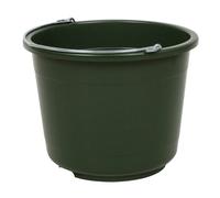 Seau d'écurie/chantier avec anse métal Kerbl Jumbo Vert 20 L