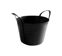 Seau d'écurie flexible V-Plast Noir 14 L