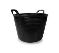 Seau d'écurie flexible V-Plast Noir 35 L