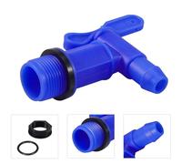 Seau d'embouteillage de bière, robinet de remplacement de robinet en plastique for fermenteur à paroi mince, fabrication de bière de vin maison, 2 pièces