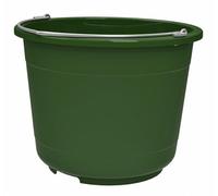 Seau d'étable et de chantier Jumbo 20 L extra solide, plastique, vert