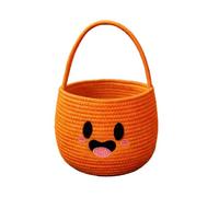 Seau d'Halloween pour bonbons, sac citrouille d'Halloween (blanc A)