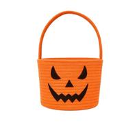 Seau d'Halloween pour bonbons, sac citrouille d'Halloween (orange B)
