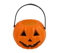 Seau d'Halloween - Récipient à bonbons réutilisable avec poignée robuste, rangement décoratif amusant pour la collection de friandises pour | Boîte à bonbons d'Halloween 6 pièces, pour célébra