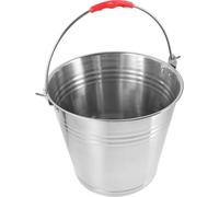 Seau en Acier Inoxydable pour Chevaux et Poulains 10l