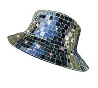 Seau En Disco - Compact 2022 Chapeau Superbe, Ergonomic, Modern, Élégant Casquette À Paillettes, Pour DJ Club Scène Bar | Multipurpose Outdoor Indoor Utility Versatile Portable