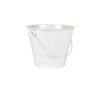 Seau En Métal Blanc 10 X 10 Cm