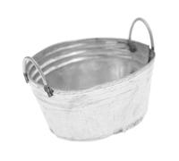 Seau En Métal Miniature Ovale, 5 X 3 X 4 Cm Pour Le Monde Des Lutins - Rico Design Gris