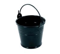 Seau En Métal Noir Ø 6,5 Cm X H 6,2 Cm