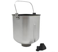 Seau en métal pour machine à pain avec lame de pétrissage attachée pour une performance constante, s'adapte à la plupart des modèles standard