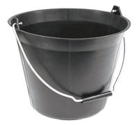 Seau en plastique noir - 11 L TALIAPLAST