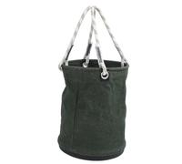 Seau en Toile, Sac à Outils en Toile 40x30 Cm Portable pour l'entretien électrique à Haute Altitude (Green)