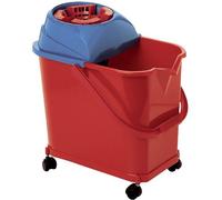 Mery – Seau à roulettes Bibac 15 L + 3 L avec essoreur