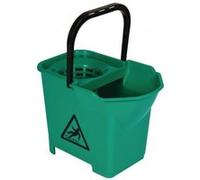 Seau essoreur code couleur vert Jantex - Polypropylène1400 cl Vert G