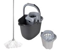 Seau Essoreur Récupérateur 16L Gris