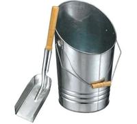 Seau et pelle à cendres métal galvanisé