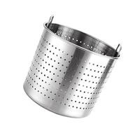 Seau filtrant en maille d'acier inoxydable, passoire de cuisine de grande capacité pour friture, pâtes, fruits et légumes