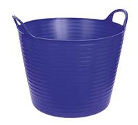 Seau FlexBag Kerbl (Poids : 680 g, Contenance : 28 l, bleu, deux poignées, polyvalent, robuste) 32353