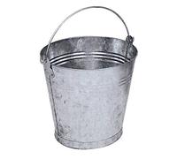 Seau galvanisé acier capacité 10 Lt Ø 28 x H 30 cm