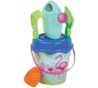 Seau garni Ecoiffier Décor Flamant Rose 16 cm Vert G