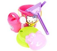 Androni - 1335 HK - Jeu de Plein Air - Seau Garni Décor Hello Kitty - 17 cm