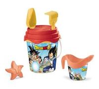 Mondo – Seau de plage Dragonball – Ensemble seau + cruche 17 cm, 6 pièces – 28704