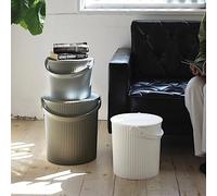 Seau Hachiman Omnioutil Bucket Gris 28x27x26 cm
