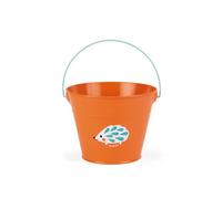 Seau en métal pour enfant - Happy Garden - Orange
