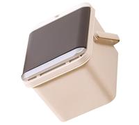 Seau Infuseur à Résidus de Thé 7l en Plastique Beige Couvercle | Office Tea Room, Format Compact, Entretien Facile, Capacité Portante, Design Discret