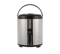 Seau Isotherme Portable avec PoignéE et Support, Distributeur de Boissons Isotherme de Qualité Professionnelle pour Boissons Chaudes/Froides(A,6L)