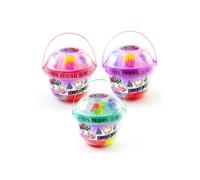 Seau Mega Slime CANAL TOYS - 4 slimes géants 800g et 6 pochettes déco